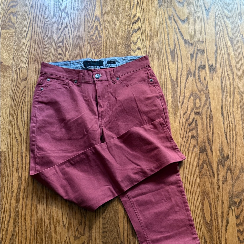 Vintage America Red Chinos